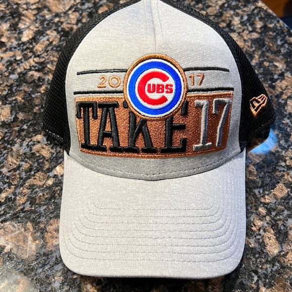 New Era CUBS TAKE 17 postseason hat NEW - Picture 1 of 8